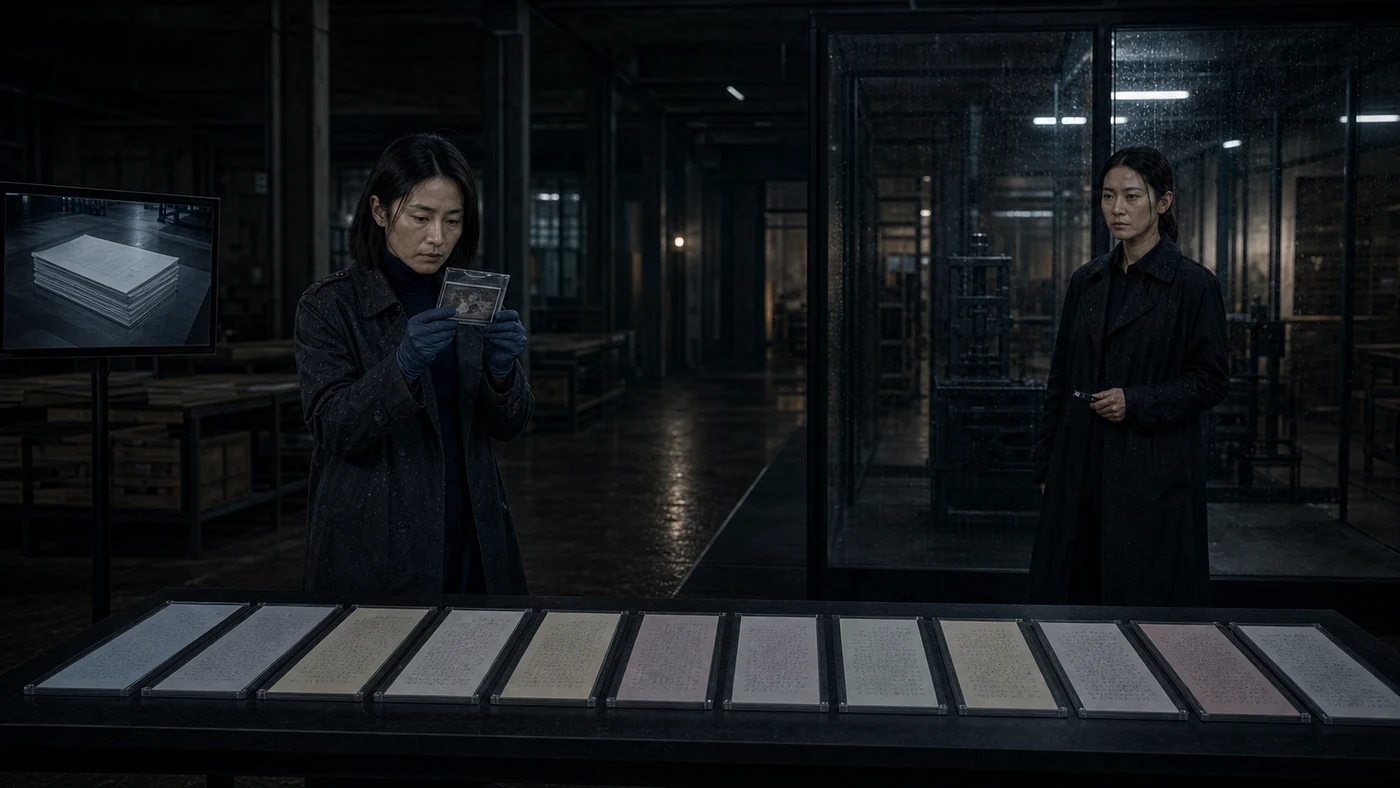 第二章《签名旁边》章节场景插画
